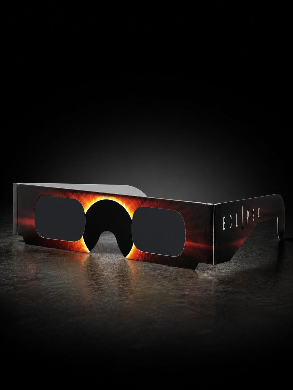 Pack de 1 gafa de eclipse solar certificada CE / ISO 12312-2 – Eclipse del 12 de agosto de 2026